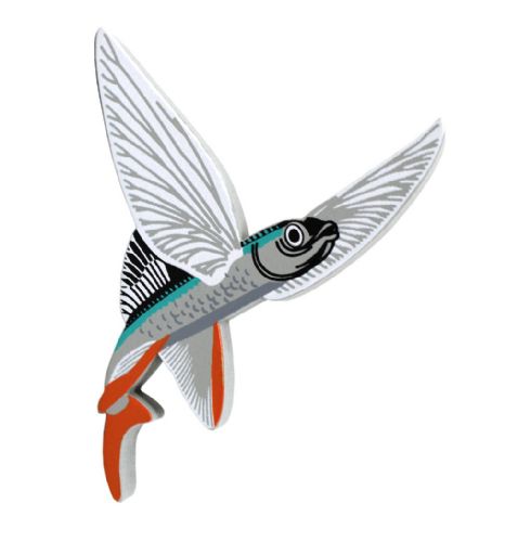 Large Sailfin Flying Fish First Player Token for Finspan